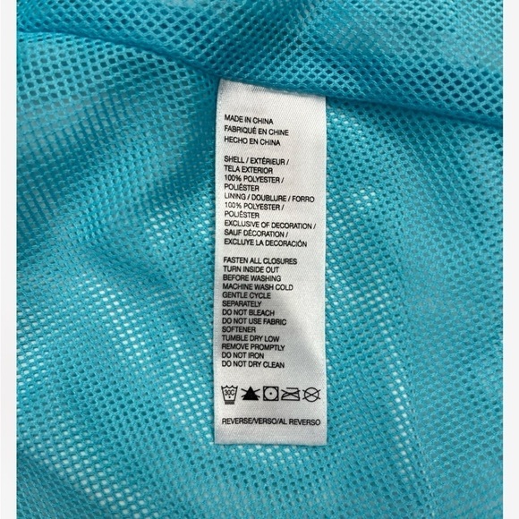 Izod Golf Performance Blue White Wind Breaker Zip Off Sleeves Size XL - Picture 10 of 11